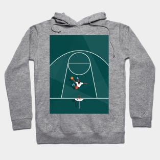 Shoot Hoops | Basketball Court Artwork Hoodie